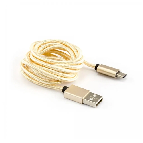 USB Ladekabel A-C 1,5M beige